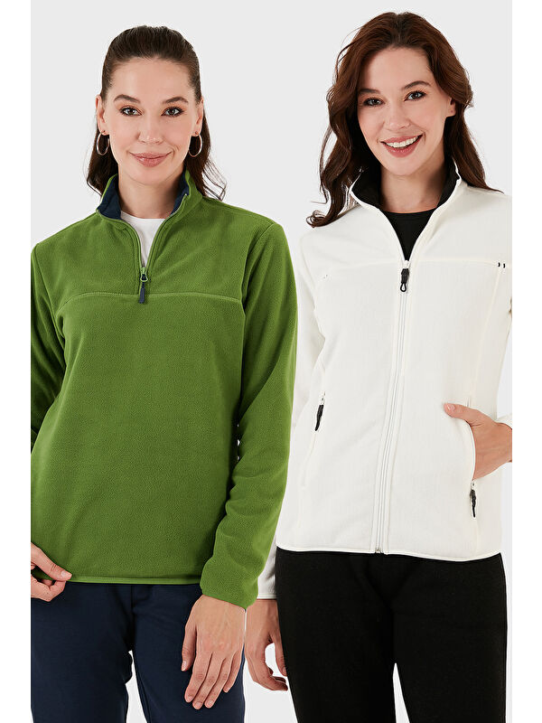 Lela Slim Fit Yumuşak Dokulu Anti-Pilling Tüylenme Yapmayan 2'li Paket Polar 590700200S2