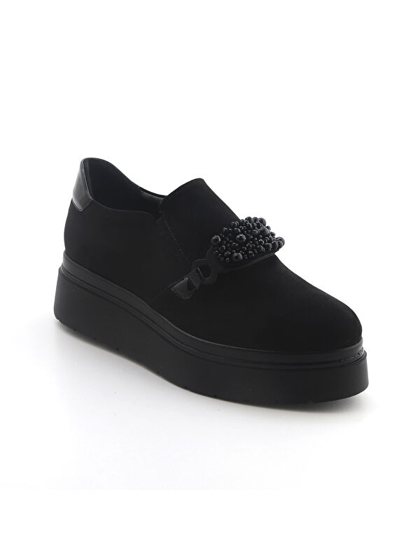 Comart Kadın Klasik Ayakkabı 2C5538 5538 Camoscio Nero