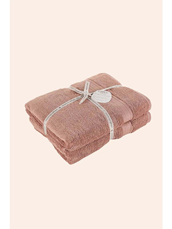 İrya Mısır %100 Mısır Pamuğu Havlu 2/90x150 cm Copper Rose