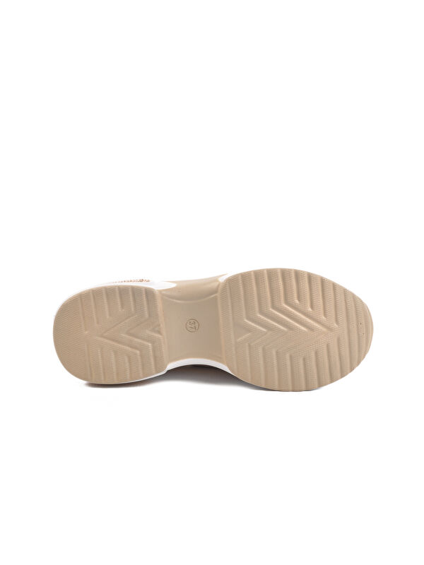 Bej Anorak Taşlı Kadın Sneaker 702307 Z - Görsel 6