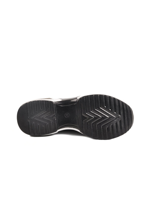 Siyah Beyaz Anorak Kadın Sneaker 702322 Z - Görsel 6