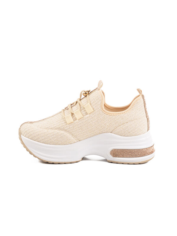 Bej Tekstil Kadın Günlük Ayakkabı 702322 Z - Görsel 3