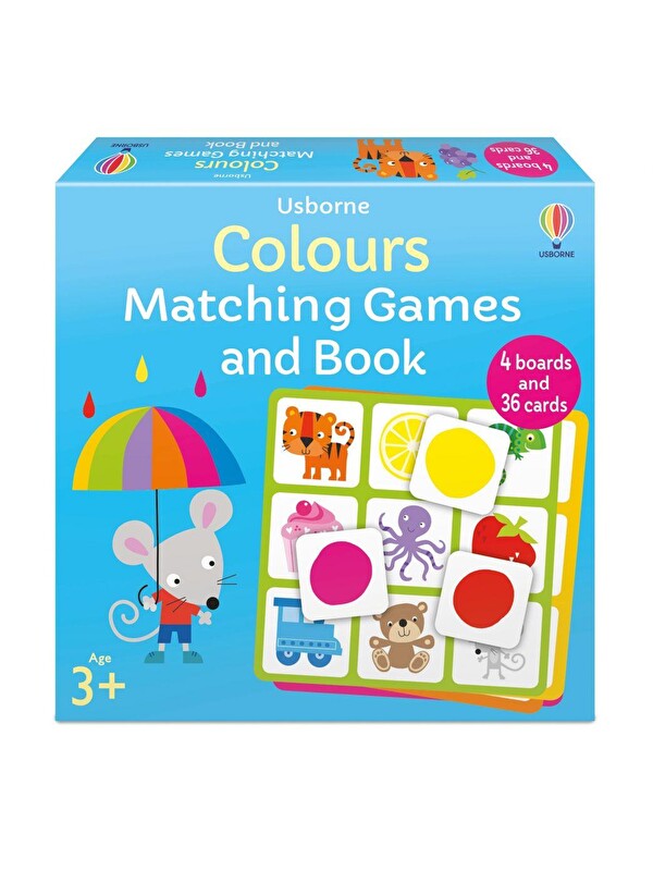 Usborne Publishing Matching Games and Book: Colours