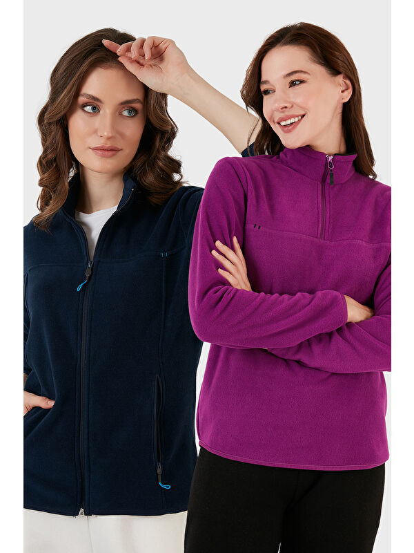 Lela Slim Fit Yumuşak Dokulu Anti-Pilling Tüylenme Yapmayan 2'li Paket Polar 590700200S2