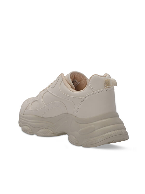 ZUSA Kadın Sneaker Ayakkabı Bej - Görsel 4