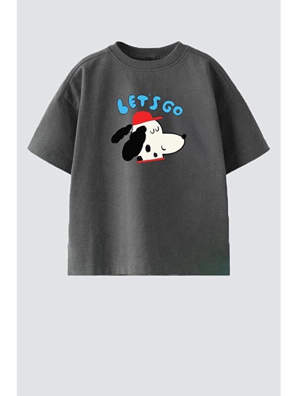Monila Erkek Çocuk Bisiklet Yaka Baskılı Tshirt