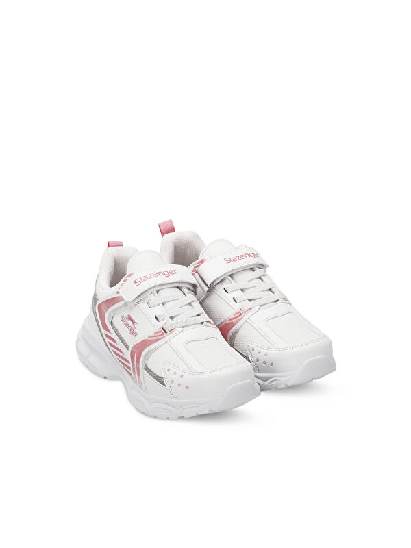 KENDALL Unisex Çocuk Sneaker Ayakkabı Beyaz / Pembe - Görsel 3