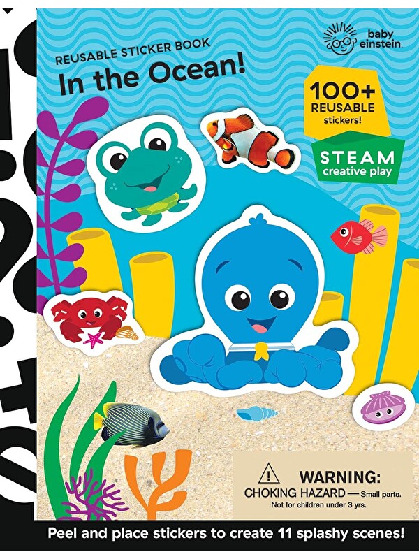Pi Kids Baby Einstein: Reusable Sticker Book- In the Ocean!