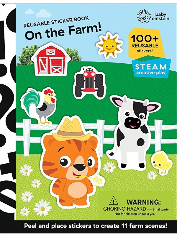 Pi Kids Baby Einstein: Reusable Sticker Book- On the Farm!