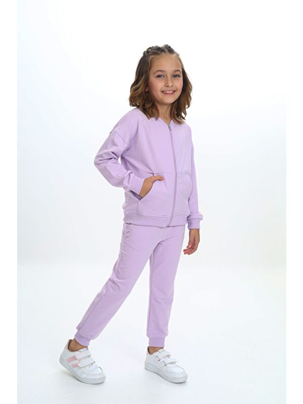 Toontoykids Kız Çocuk Nakışlı Eşofman Takım