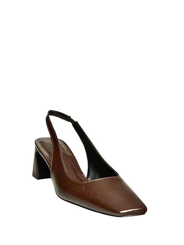 Kahverengi Kadın Topuklu Ayakkabı U6540805 - Görsel 6