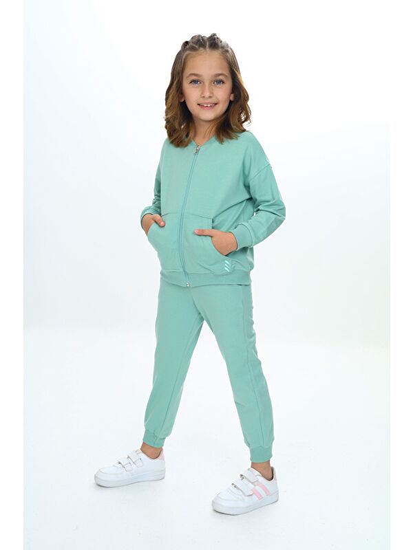 Toontoykids Kız Çocuk Nakışlı Eşofman Takım