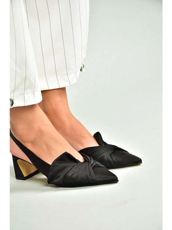 Siyah Kadın Topuklu Ayakkabı U6540807 - Görsel 3