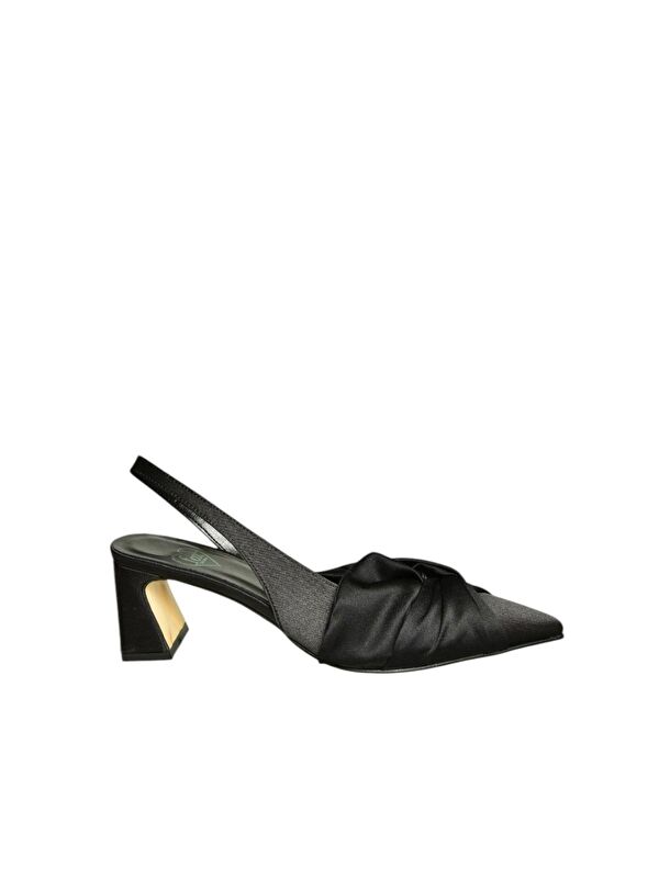 Siyah Kadın Topuklu Ayakkabı U6540807 - Görsel 7