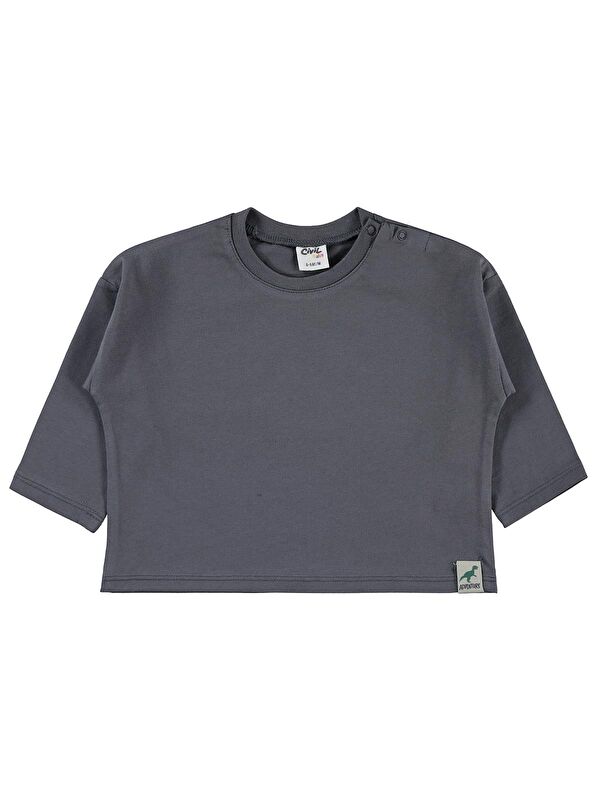 Civil Baby Basic 6-18 Ay Sweatshirt - Gri 6-9 Ay