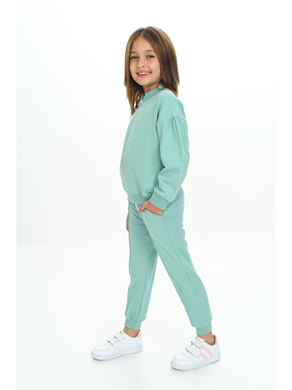 Toontoykids Kız Çocuk Nakışlı Eşofman Takım
