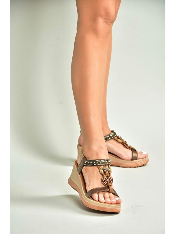 Bakır Kadın Sandalet U2589268 - Görsel 5