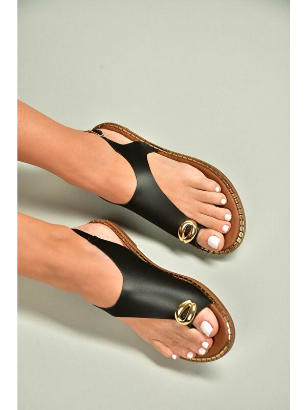 Siyah Kadın Sandalet U6522271 - Görsel 2