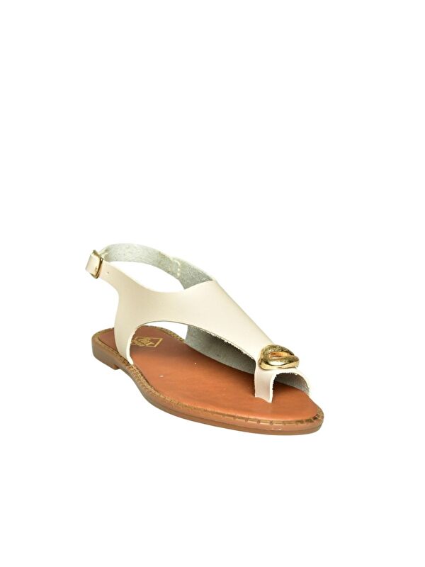 Bej Kadın Sandalet U6522271 - Görsel 3