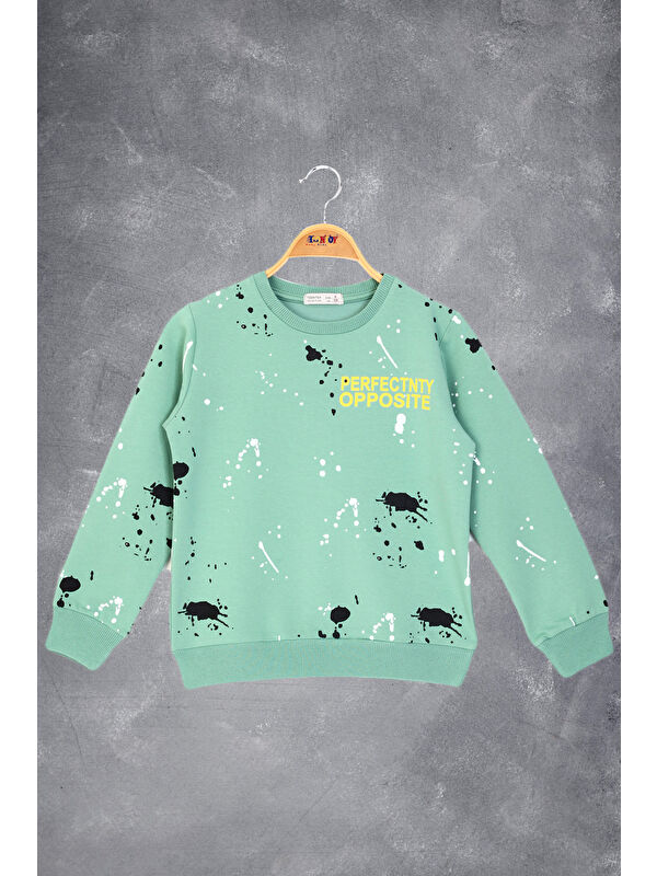 Toontoykids Erkek Çocuk Baskılı Sweatshirt