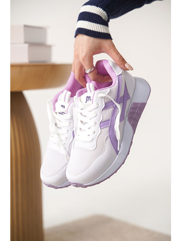 D0120 Günlük Ortopedik Kadın Sneaker Spor Ayakkabı - Görsel 5