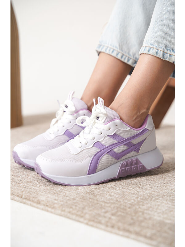 D0120 Günlük Ortopedik Kadın Sneaker Spor Ayakkabı - Görsel 6