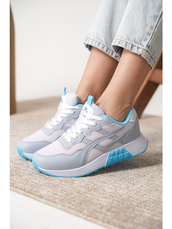 D0120 Günlük Ortopedik Kadın Sneaker Spor Ayakkabı - Görsel 4