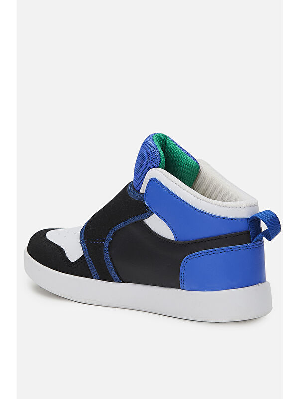 Ufo Işıklı Erkek Çocuk Saks Mavi/Siyah Bot - Görsel 4