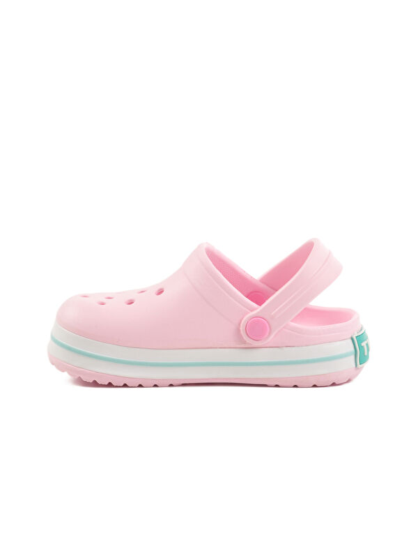 Pembe Eva Hafif Kız Çocuk Sabo Terlik 214 F - Görsel 3