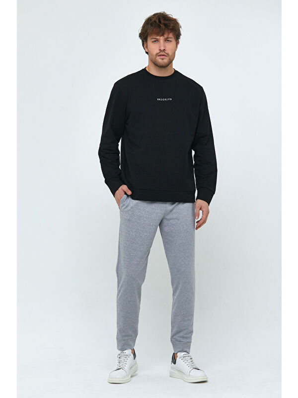 Süperlife Regular Fit İnce Erkek Büyük Beden Jogger Eşofman Altı SPR25EA81