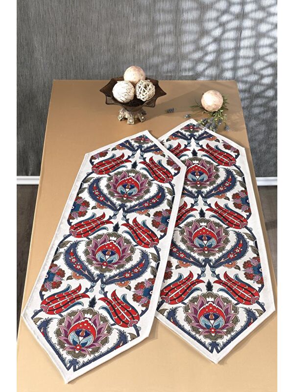 Çeyiz Diyarı Pınar 2li Lüks Runner 45x140 Cm