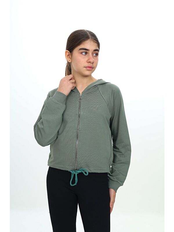 Toontoykids Kız Çocuk Kapüşonlu Hırka