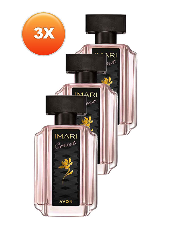 AVON Imari Corset Kadın Parfüm Edt 50 Ml. Üçlü Set