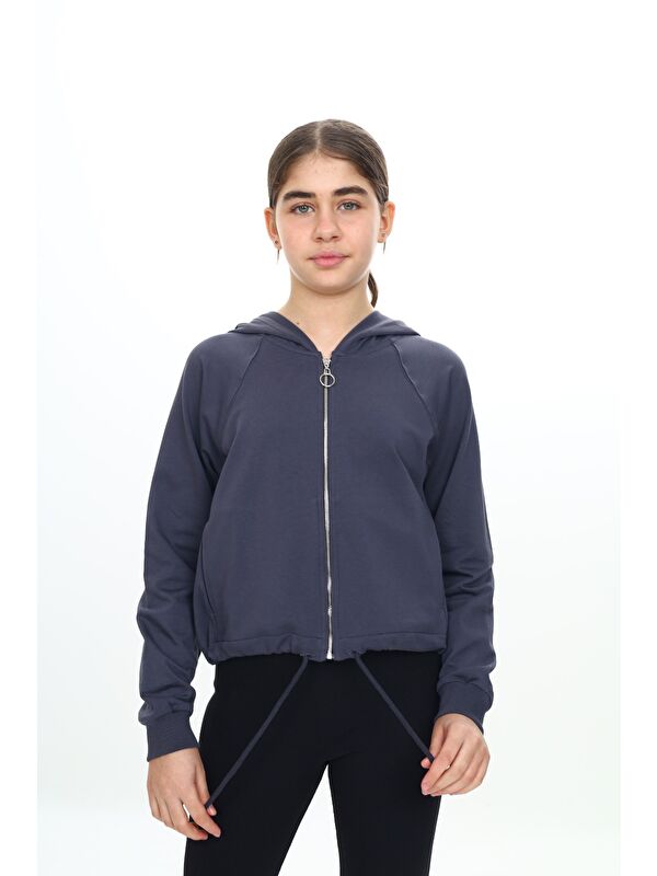Toontoykids Kız Çocuk Kapüşonlu Hırka