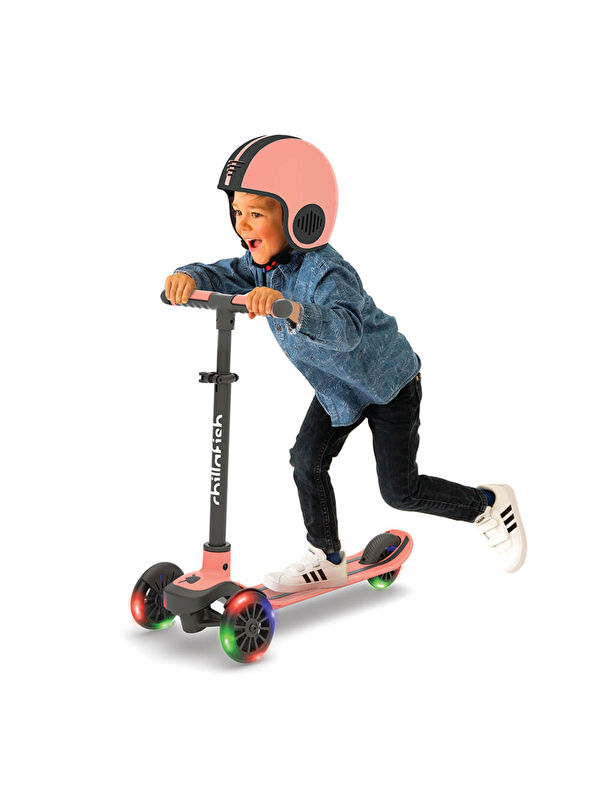 Chillafish Scotti Glow 3 Tekerlekli Işıklı Scooter - Flamingo (04)