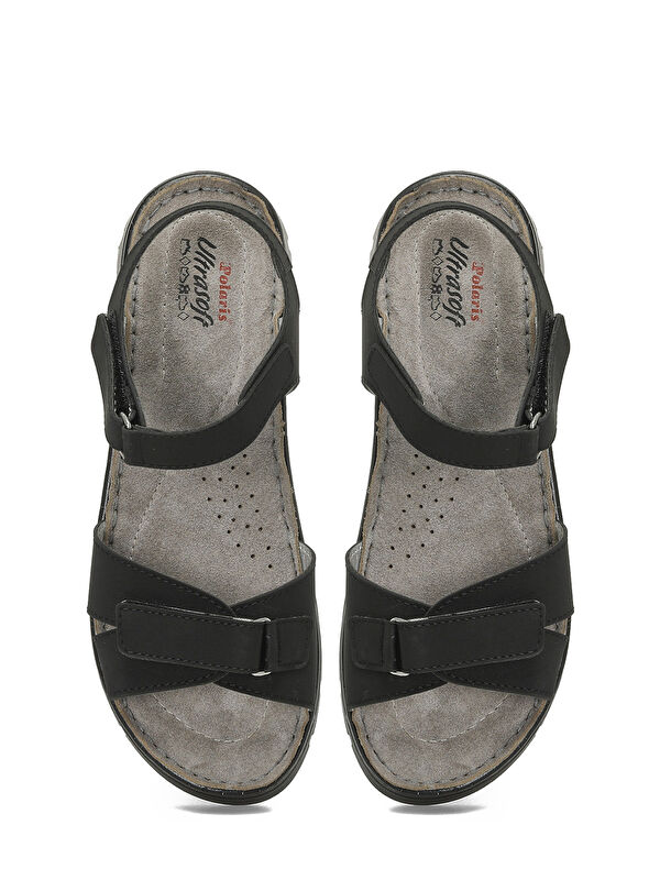 166292.Z5FX Siyah Kadın Comfort Sandalet - Görsel 5