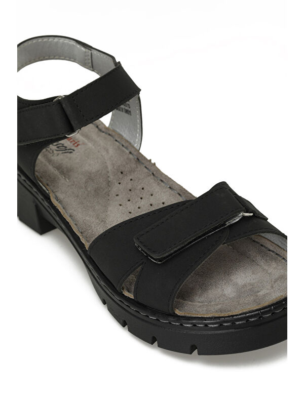 166292.Z5FX Siyah Kadın Comfort Sandalet - Görsel 8