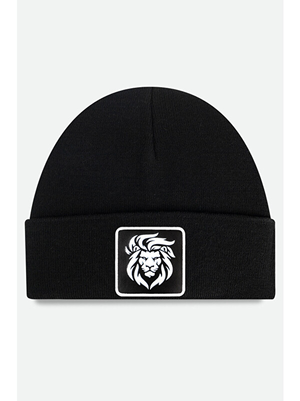 BlackBörk Aslan Logolu Siyah XL Bere