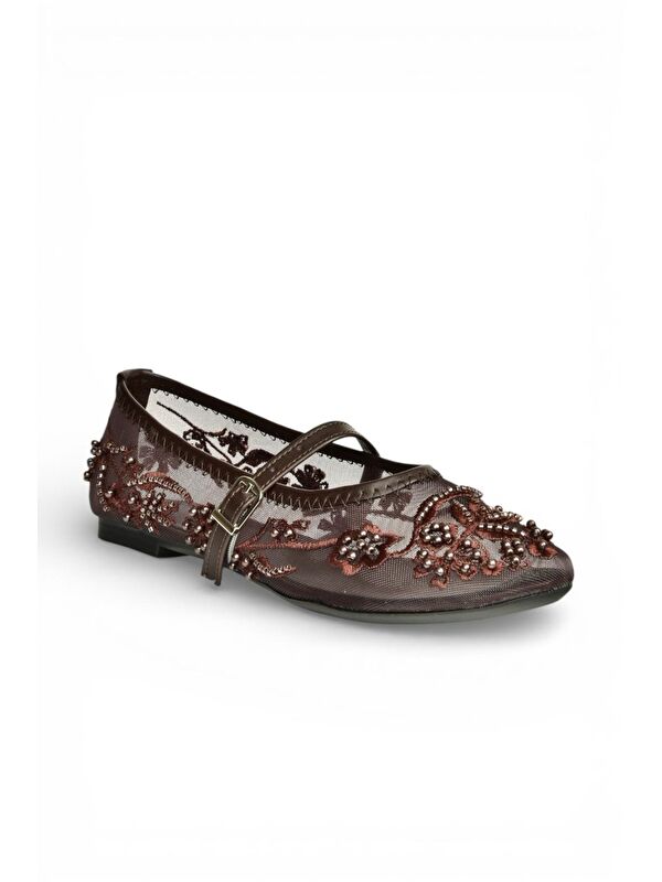 Fox Shoes Bordo Fox Shoes Babet Kadın Y726330115