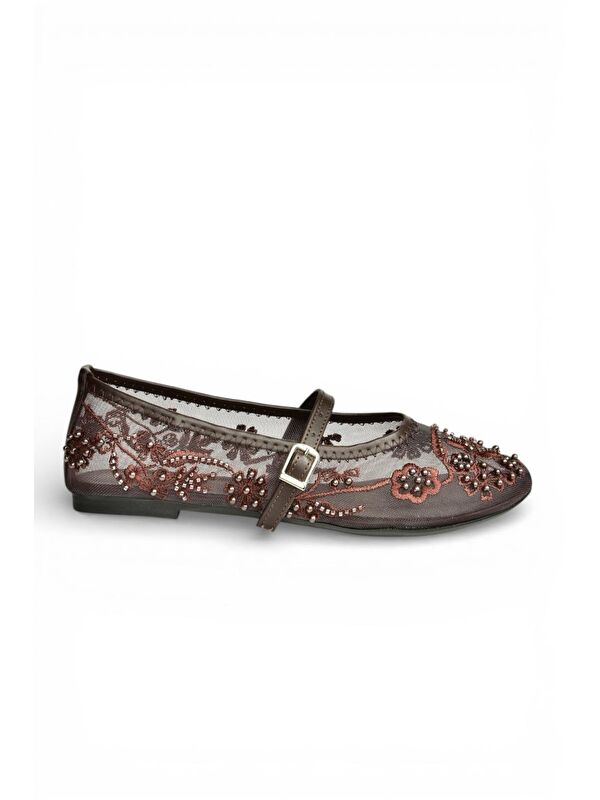 Fox Shoes Bordo Fox Shoes Babet Kadın Y726330115