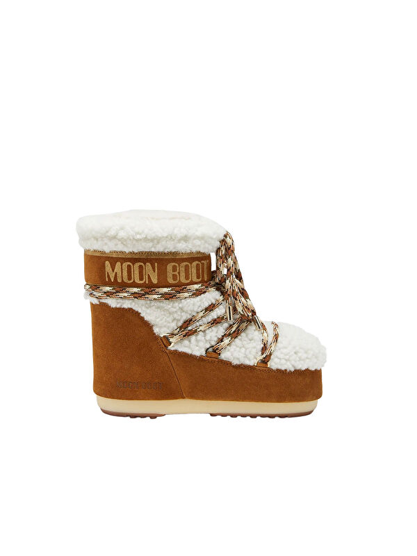 Moon Boot Kadın Bot (Kar) 80D1409580-MA03 Icon Low Shearling Whisky/Off White (36-41)