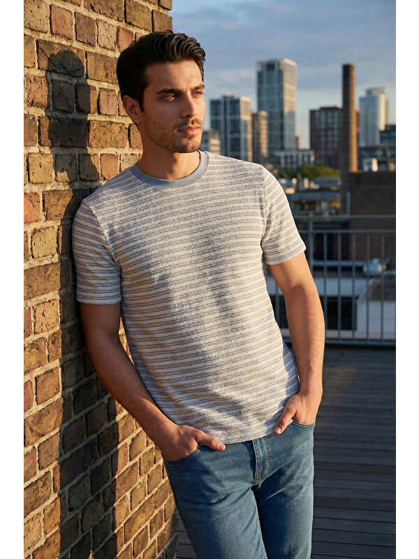 Buratti Pamuklu Regular Fit Bisiklet Yaka T Shirt 5904027