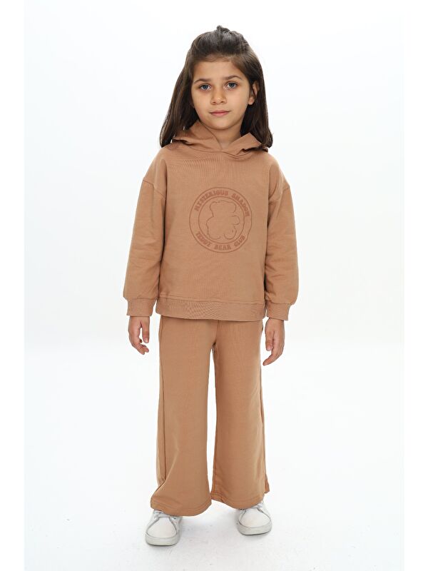 Toontoykids Kız Çocuk Baskılı Eşofman Takım