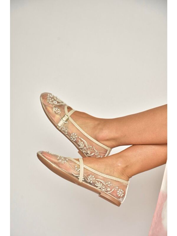 Fox Shoes Bordo Fox Shoes Babet Kadın Y726330115