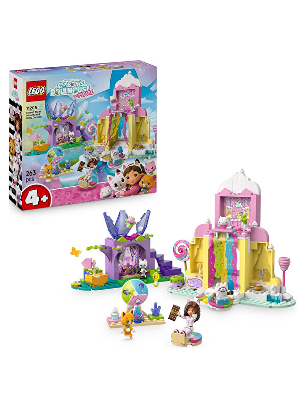 Lego Gabby's Dollhouse Tatlı Şekerleme Dağı ve Kedi Bahçesi 11205