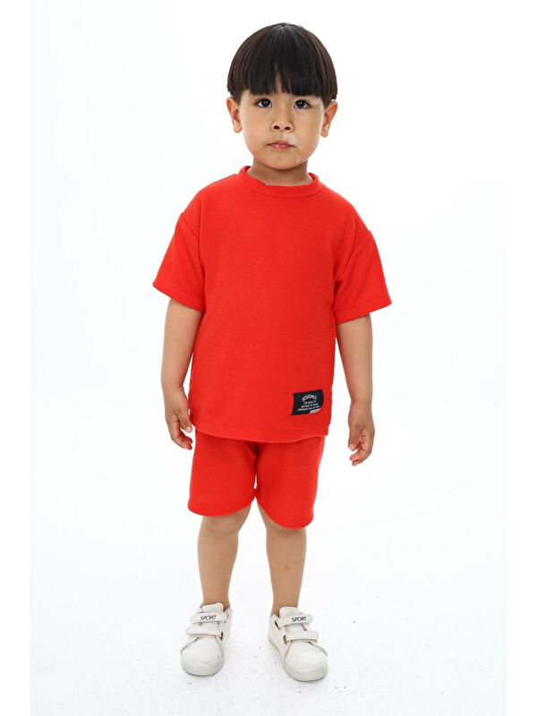 My Kids Wear Bisiklet Yaka Şortlu Erkek Çocuk Şortlu Takım