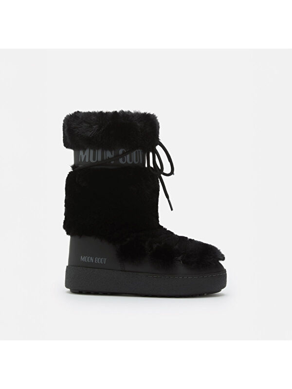 Moon Boot Kadın Bot 80D2450210-N001 Ltrack Faux Fur High WP Black