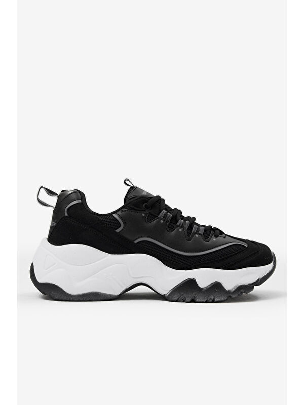 Tonny Black Beyaz Tonny Black Rahat Kalip Kadın Yüksek Taban Bağcıklı Spor Ayakkabı