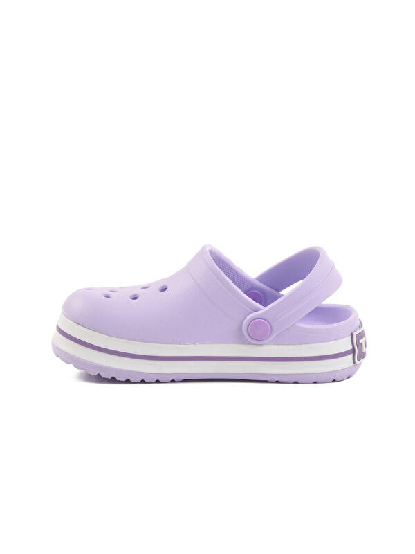 Lila Eva Hafif Kız Çocuk Sabo Terlik 214 F - Görsel 3