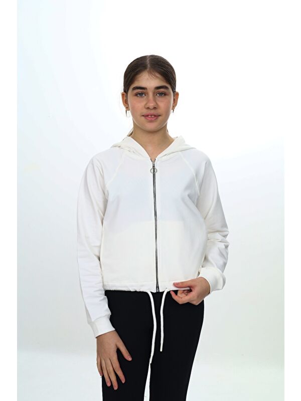 Toontoykids Kız Çocuk Kapüşonlu Hırka
